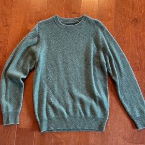 Isaac Mizrahi Men's Teal Crewneck Sweater